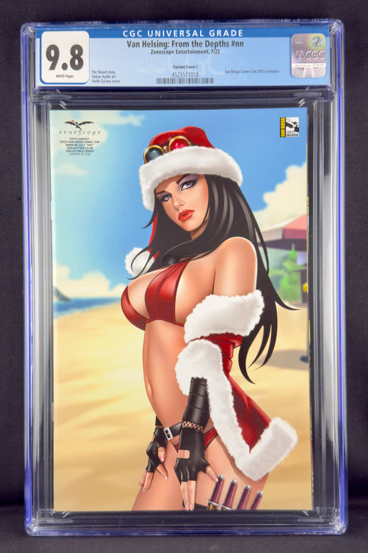 Van Helsing From the Depths (2022) CGC 9.8 Keith Garvey Variant I.