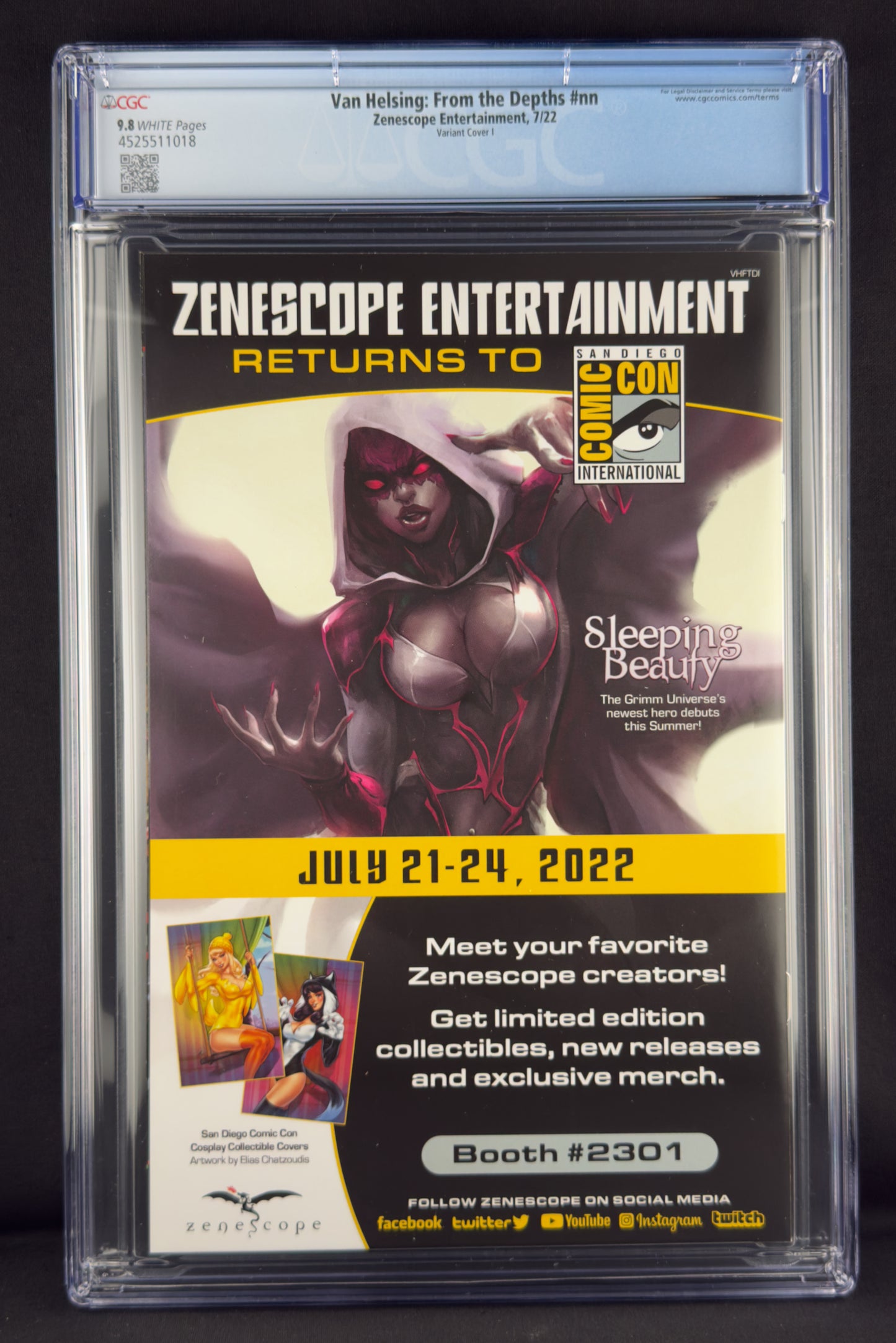 Van Helsing: From the Depths (2022) CGC 9.8 Keith Garvey SDCC Variant I Ltd 250