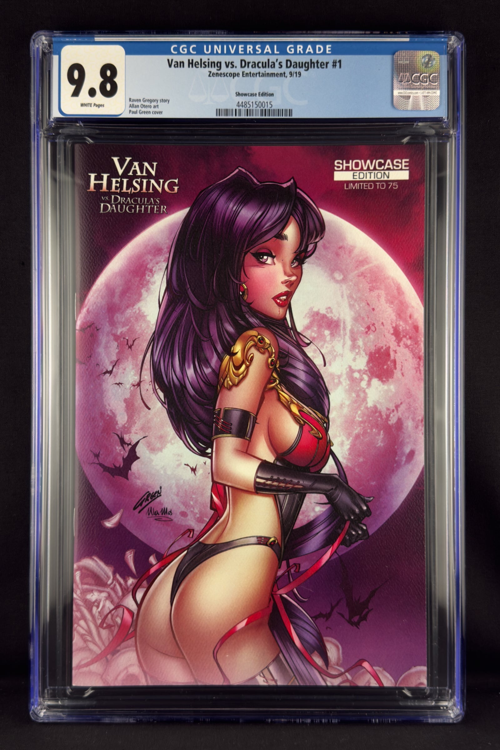 Van Helsing vs Dracula's Daughter #1 (2019) CGC 9.8 Paul Green Showcase