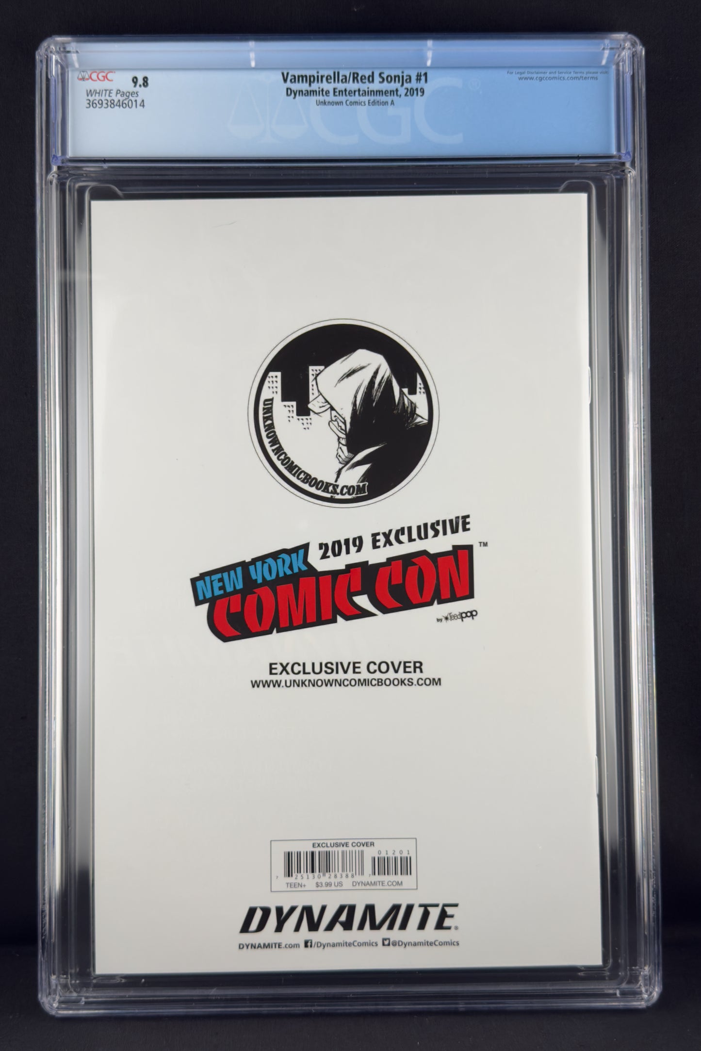 Vampirella/Red Sonja #1 (2019) CGC 9.8 Chris Ehnot Virgin Variant A