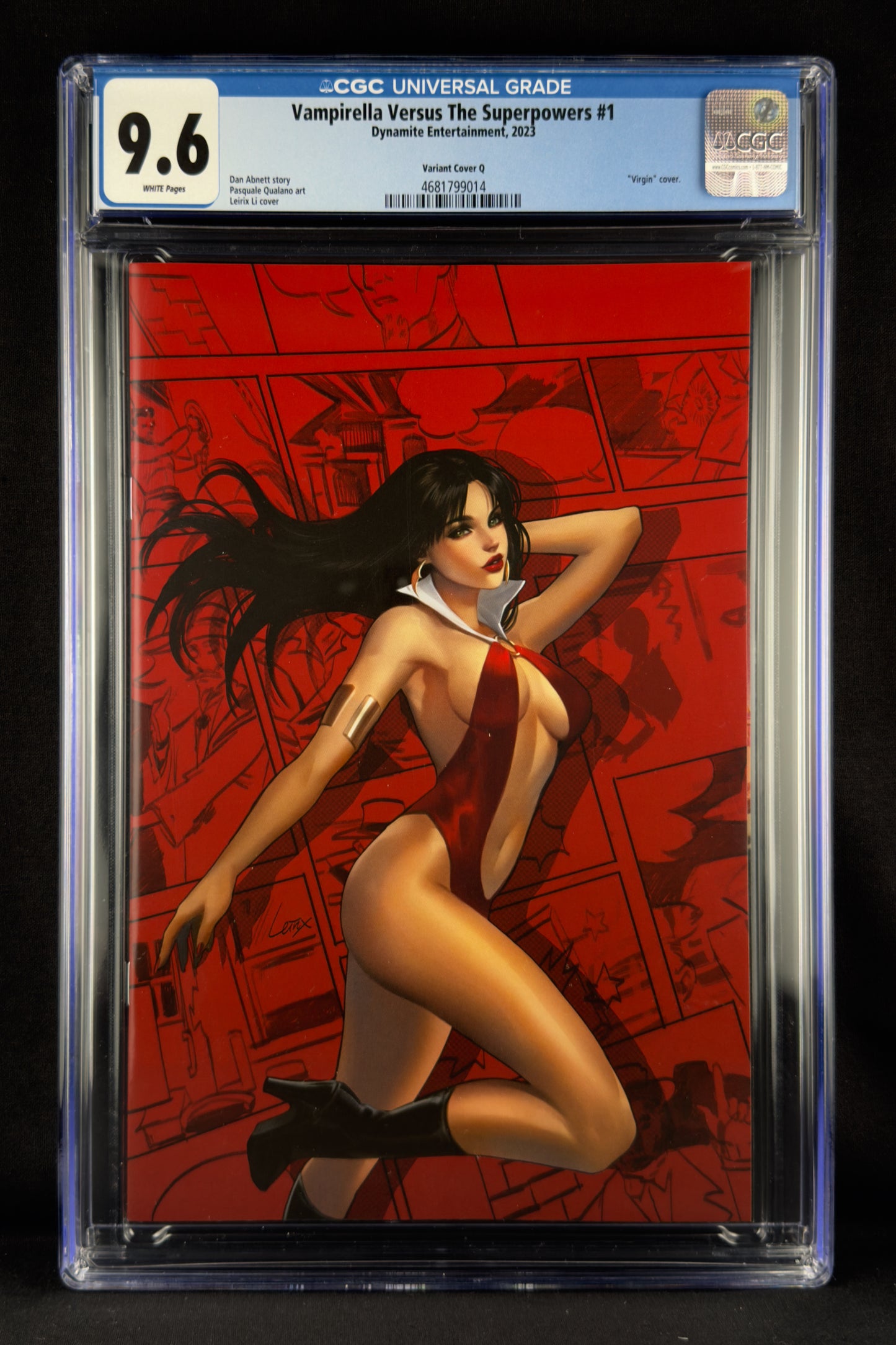 Vampirella vs Superpowers #1 (2023) CGC 9.6 Lesley Leirix Li Virgin.