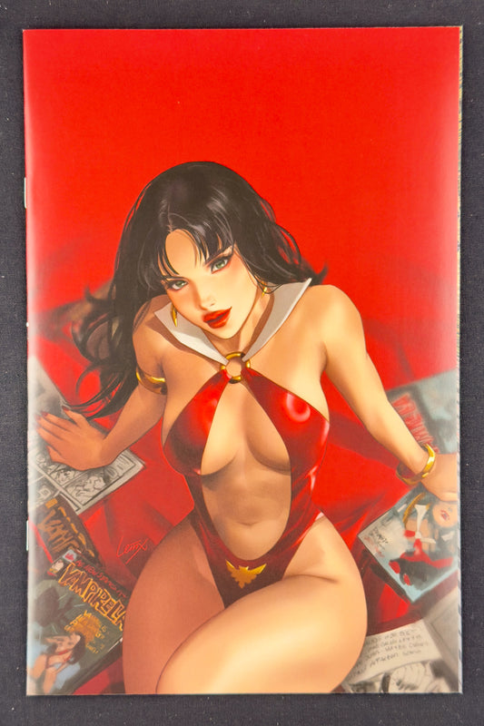 Vampirella vs The Superpowers #2 (2023) Lesley Leirix Li Virgin 1:25 Variant NM