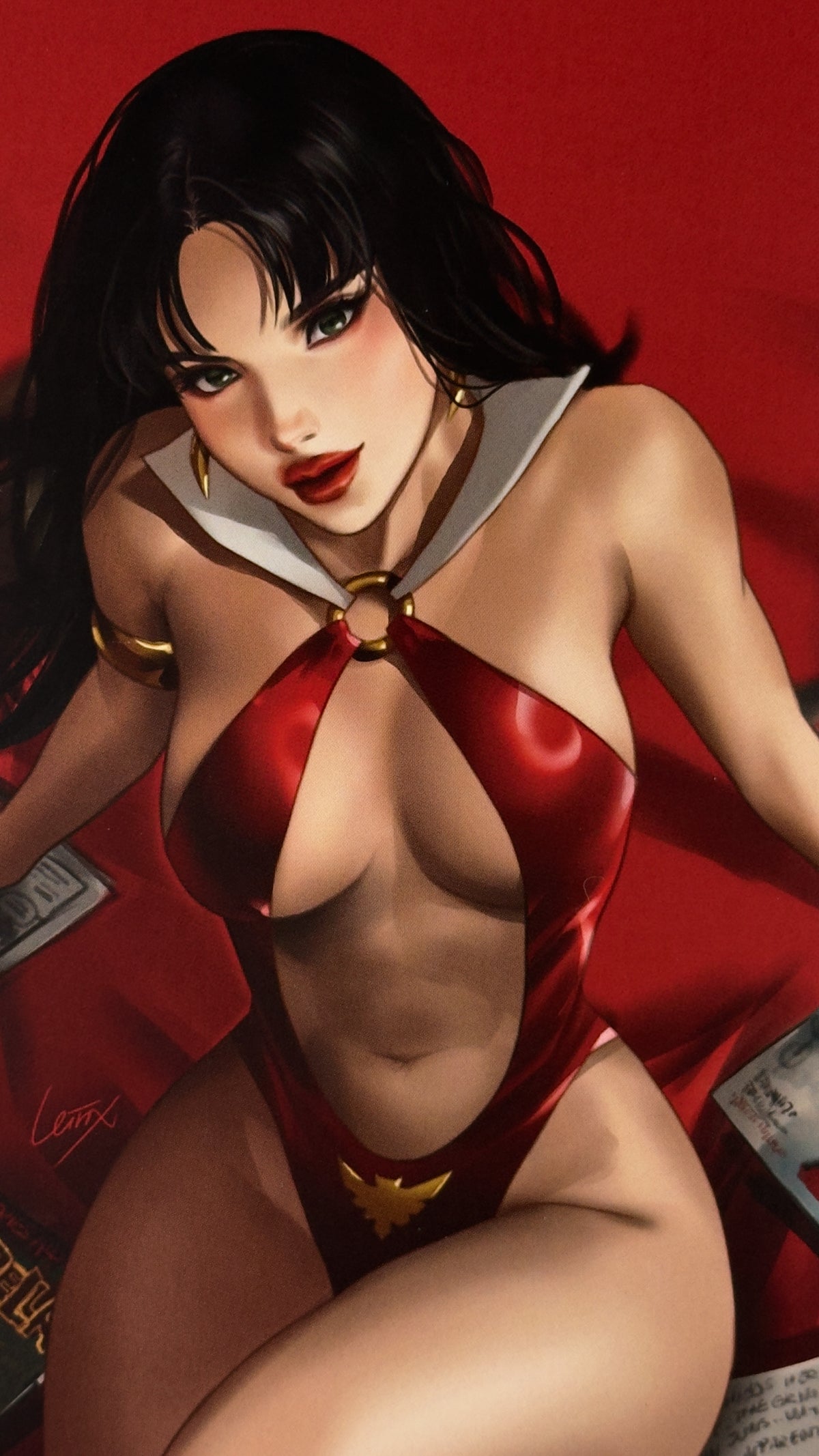 Vampirella vs The Superpowers #2 (2023) Lesley Leirix Li Virgin 1:25 Variant NM