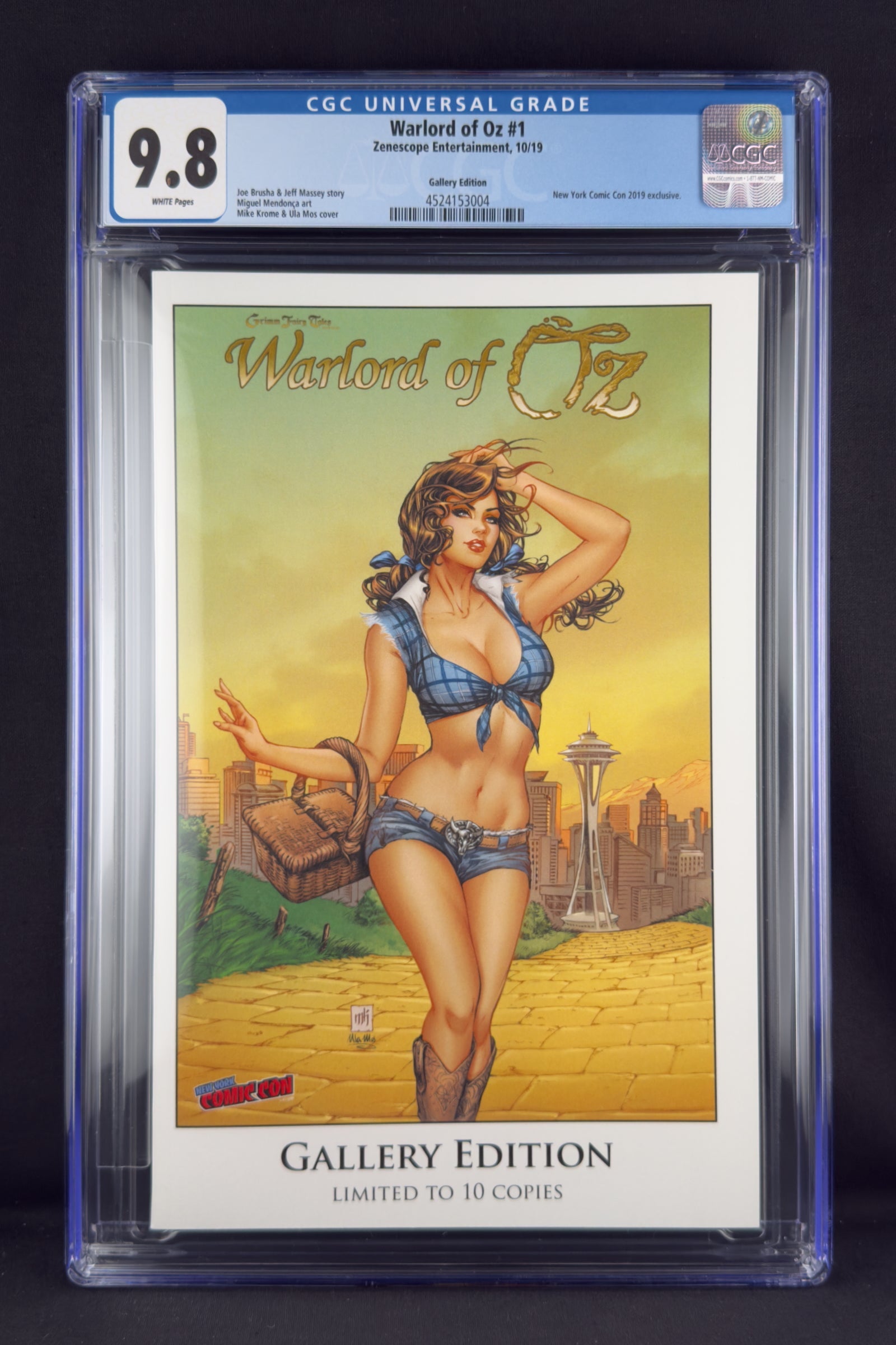 Warlord of Oz #1 (2019) CGC 9.8 Mike Krome Gallery Edition Ltd 10. Dorothy