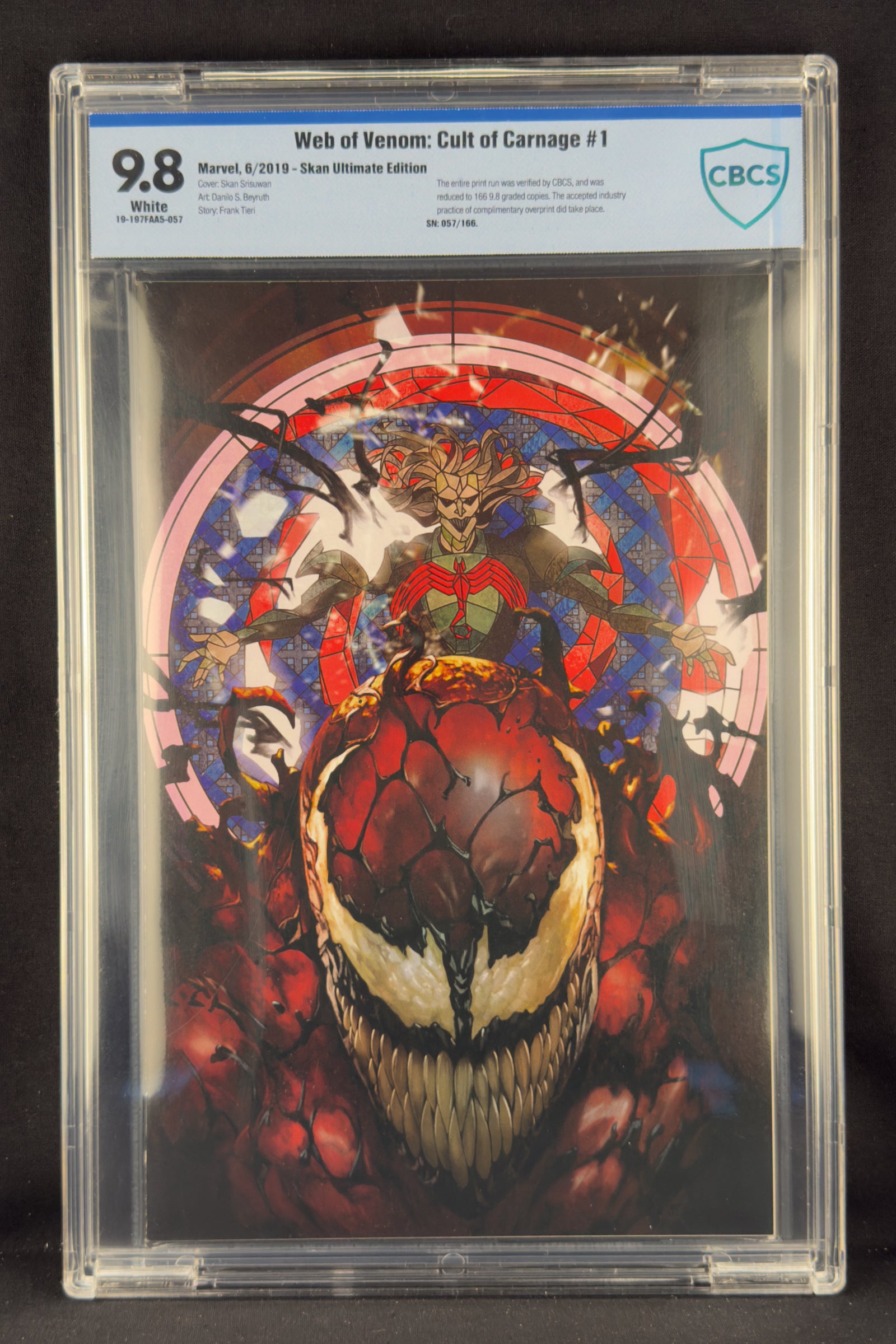 Web of Venom: Cult of Carnage #1 (2019) CBCS 9.8 Skan Virgin Variant