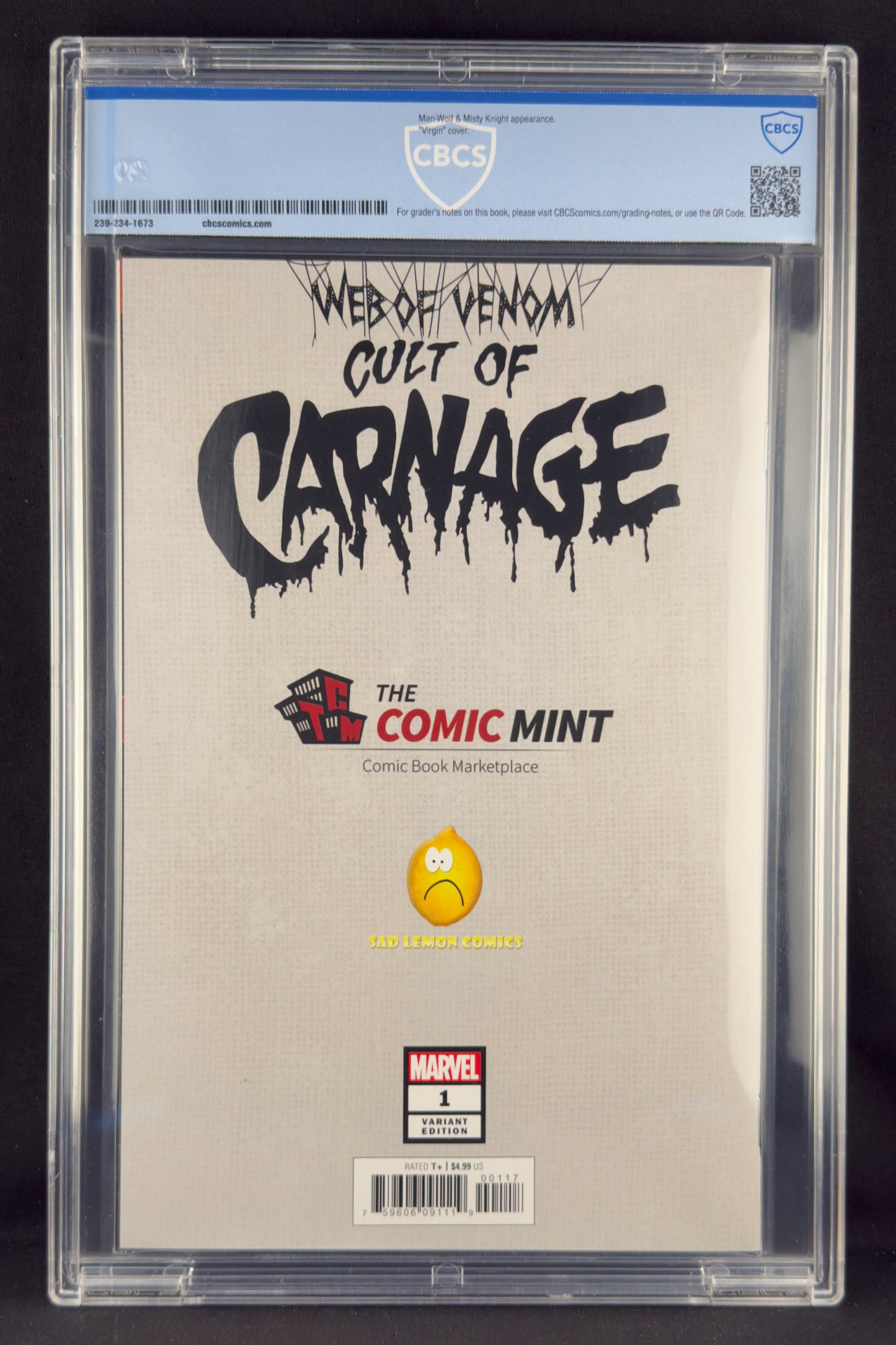 Web of Venom: Cult of Carnage #1 (2019) CBCS 9.8 Virgin Variant