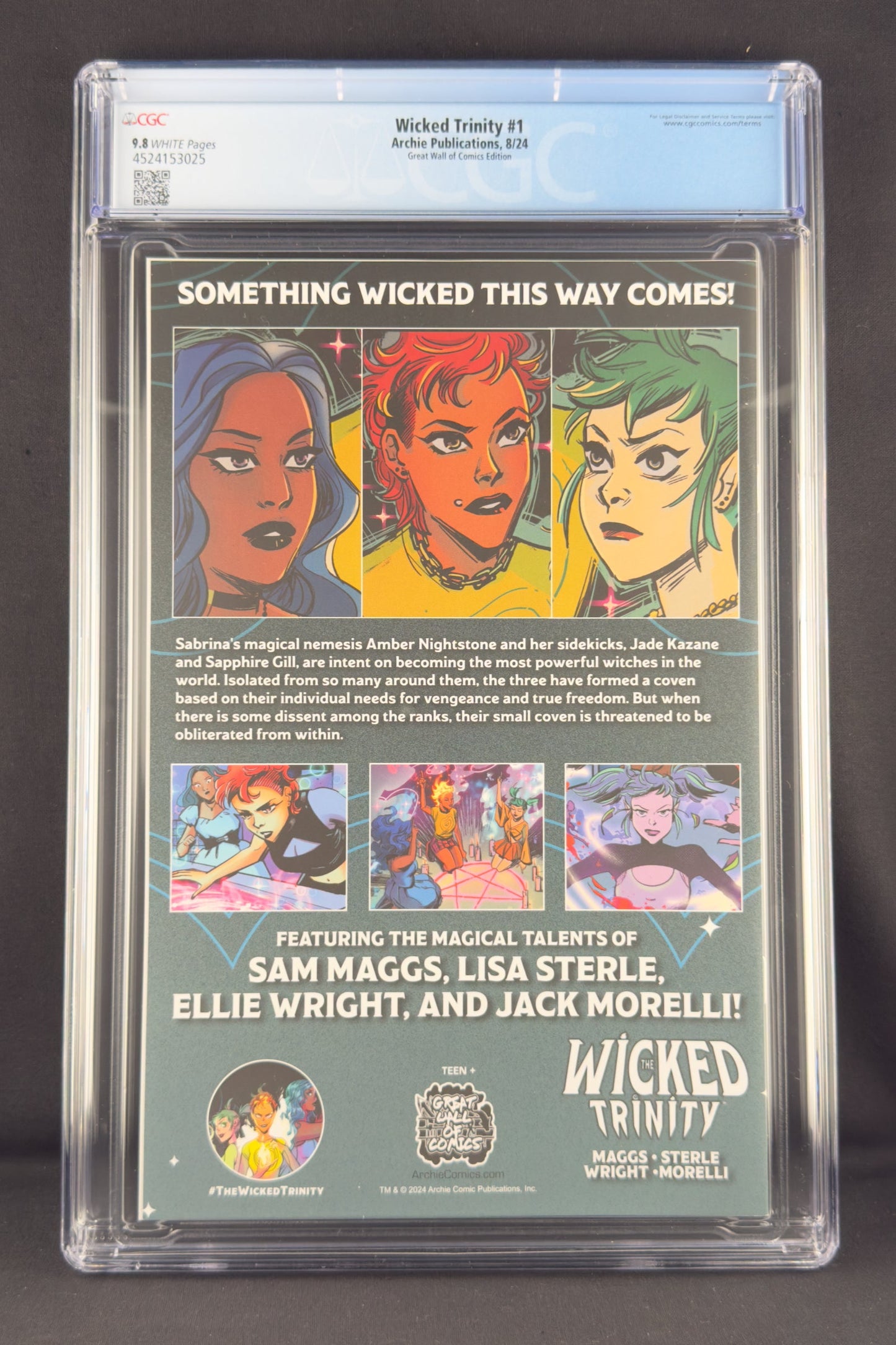 Wicked Trinity #1 (2024) CGC 9.8 Scribbling Sarah Variant Ltd 200