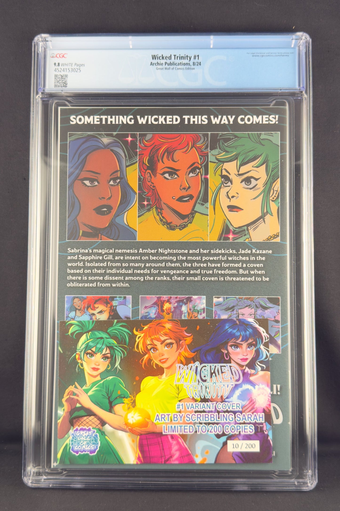 Wicked Trinity #1 (2024) CGC 9.8 Scribbling Sarah Variant Ltd 200