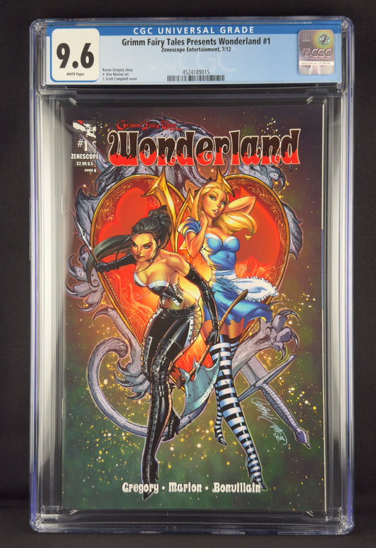 Wonderland #1 (2012) CGC 9.6 J. Scott Campbell