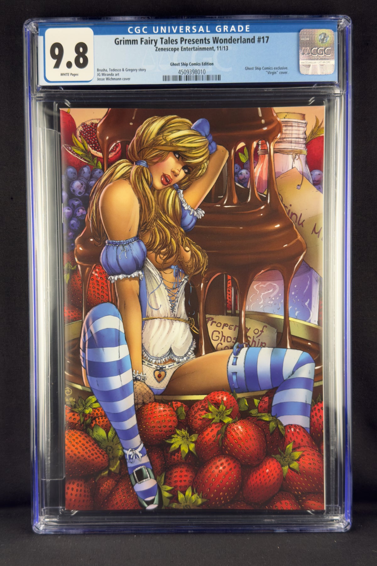 Wonderland #17 (2013) CGC 9.8 Jesse Wichmann Virgin Variant Ltd 250