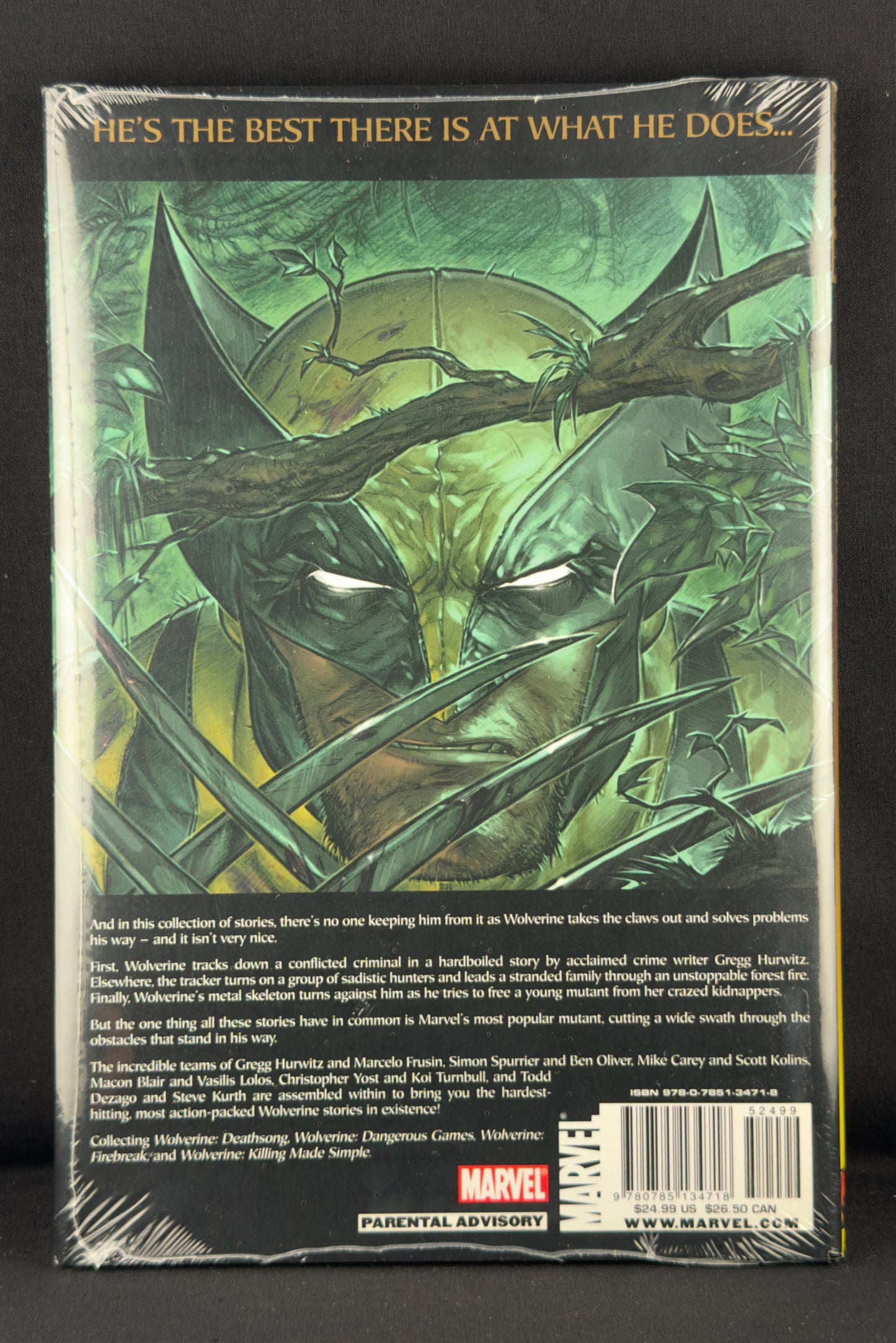 Wolverine: Dangerous Games Hardcover (2008) - Still Shrink-Wrapped