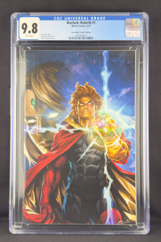 Warlock: Rebirth #1 (2023) CGC 9.8 Skan Srisuwan Virgin Variant B Ltd 600 1st App Eve Warlock