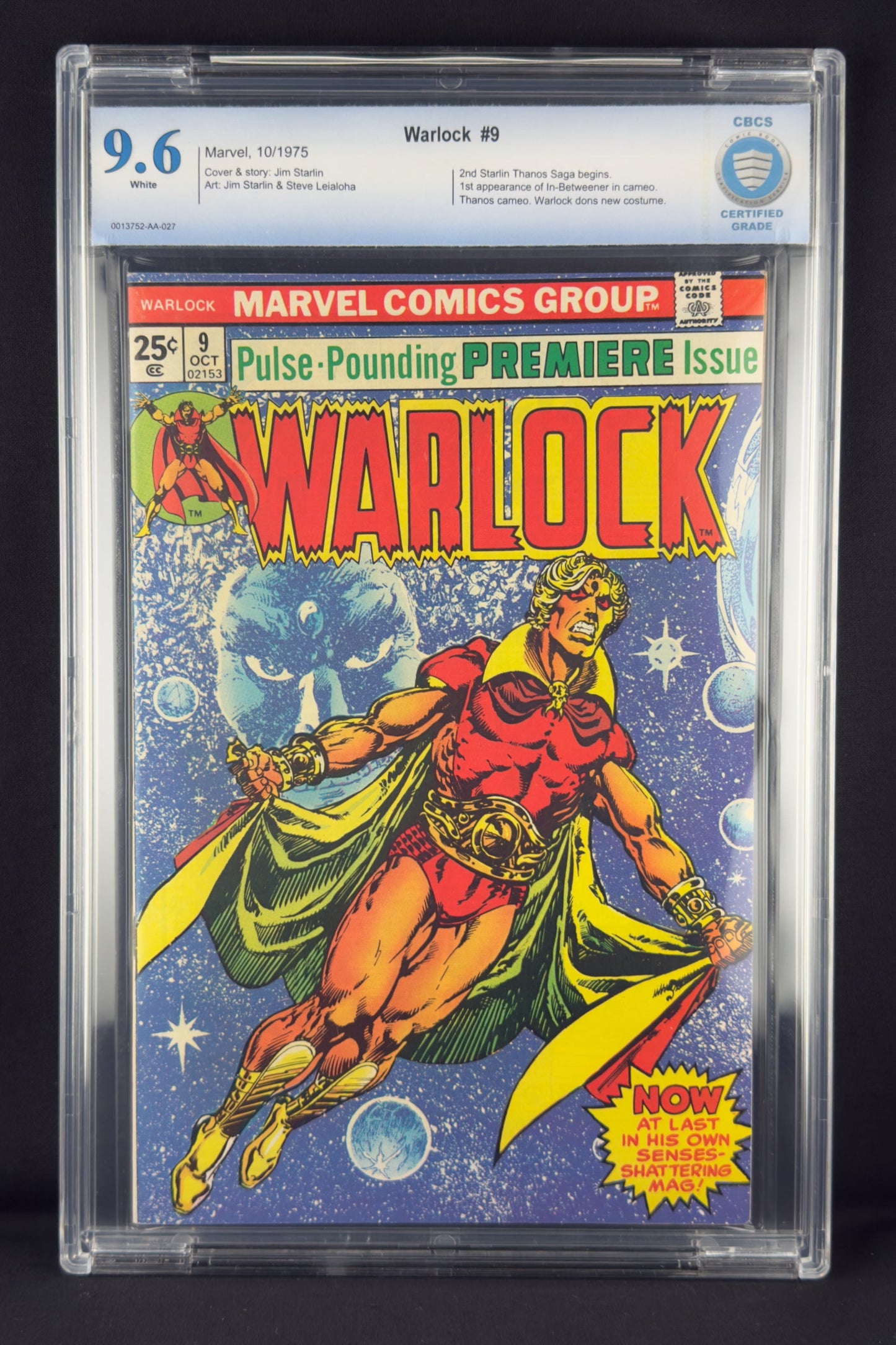 Warlock #9 (1975) CBCS 9.6 - First cameo appearance of the In-Betweener
