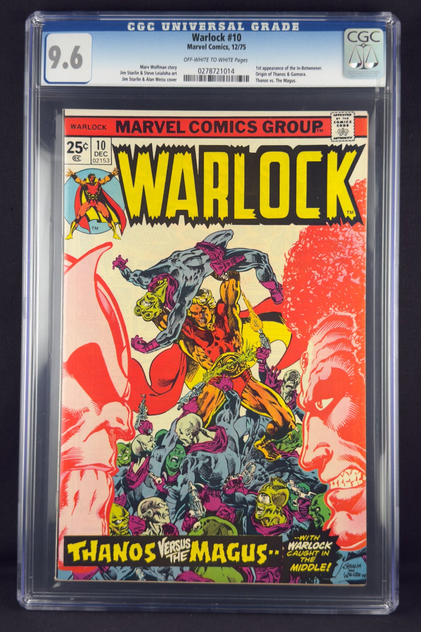 Warlock #10 (1975) CGC 9.6 - First appearance of the In-Betweener