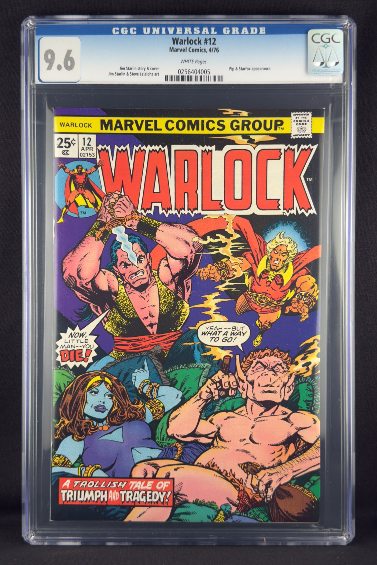 Warlock #12 (1976) CGC 9.6 - Origin of Pip the Troll