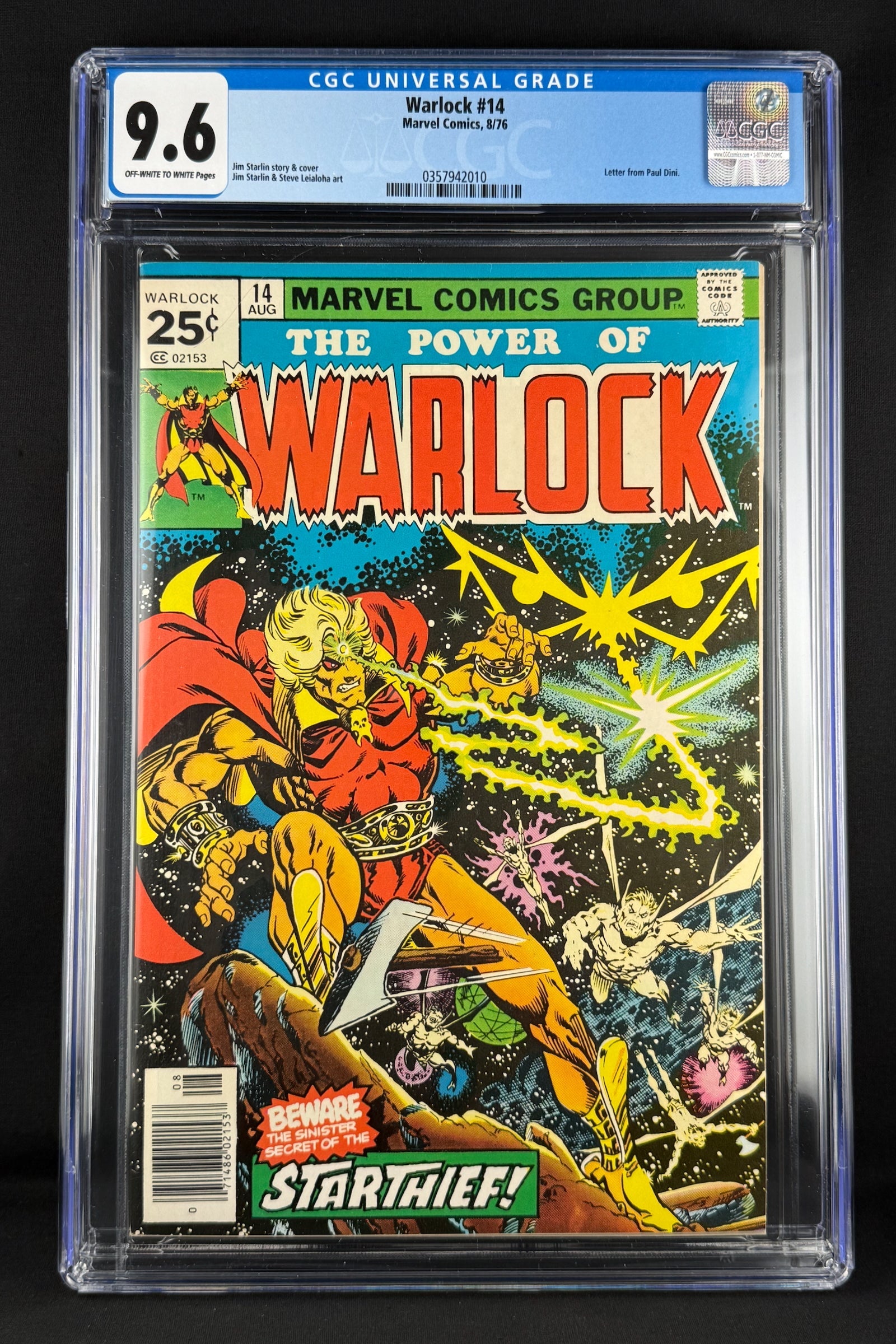 Warlock #14 (1976) CGC 9.6
