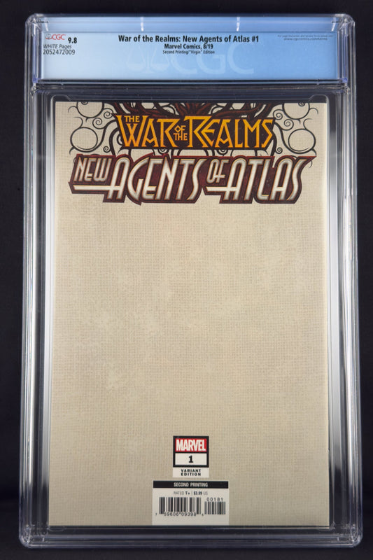 War of the Realms: New Agents of Atlas #1 (2019) CGC 9.8 JeeHyung Lee Virgin Variant - 1st App Luna Snow