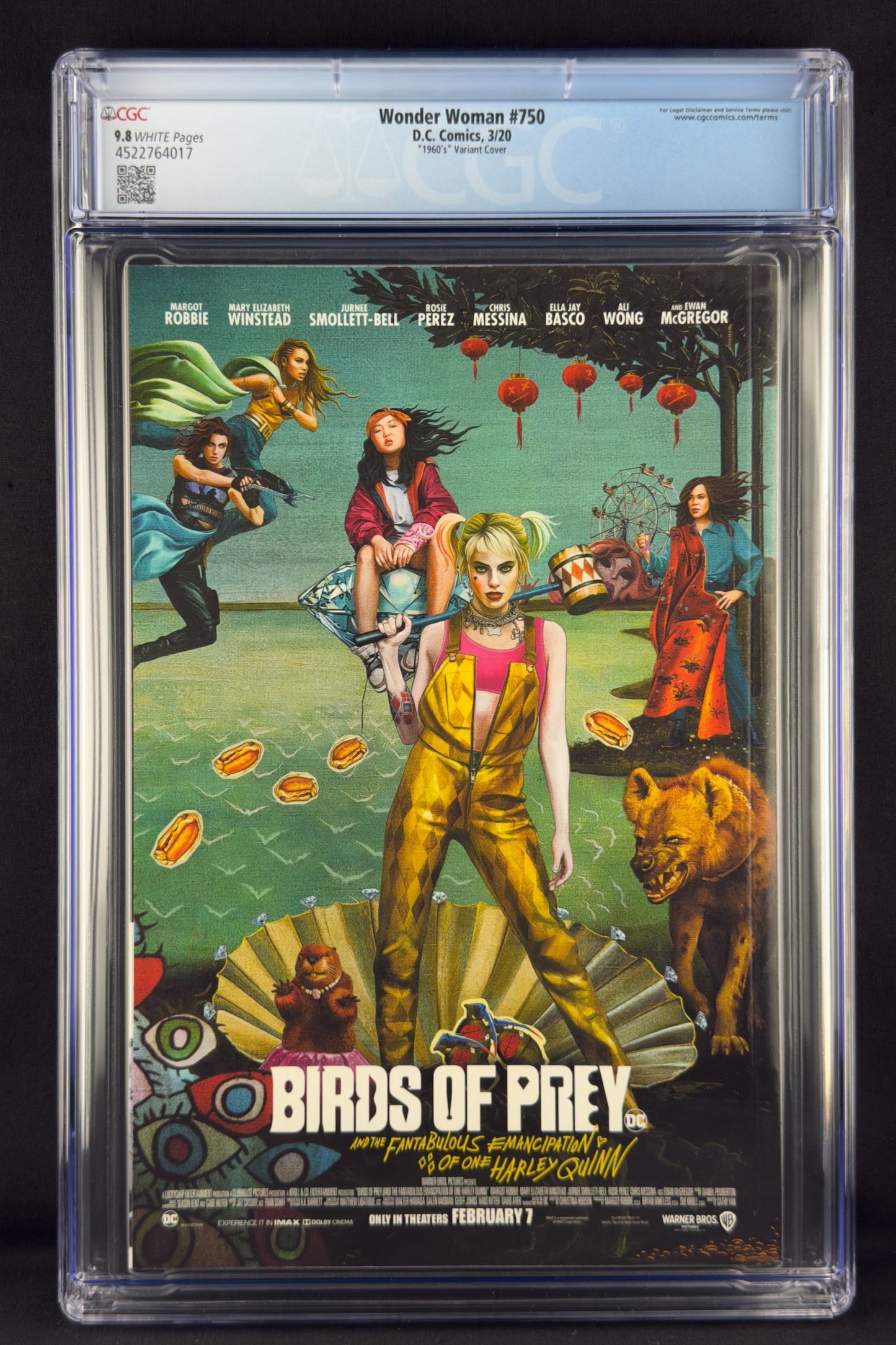 Wonder Woman #750 (2020) CGC 9.8 J. Scott Campbell 1960s Variant