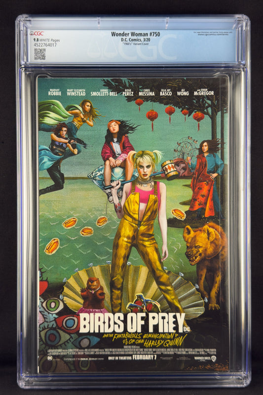 Wonder Woman #750 (2020) CGC 9.8 J. Scott Campbell 1960s Variant