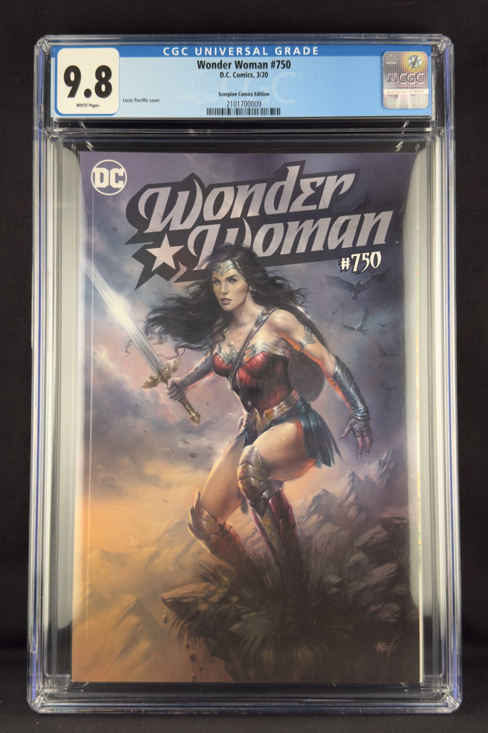 Wonder Woman #750 (2020) CGC 9.8 Lucio Parrillo Variant A Ltd 2500