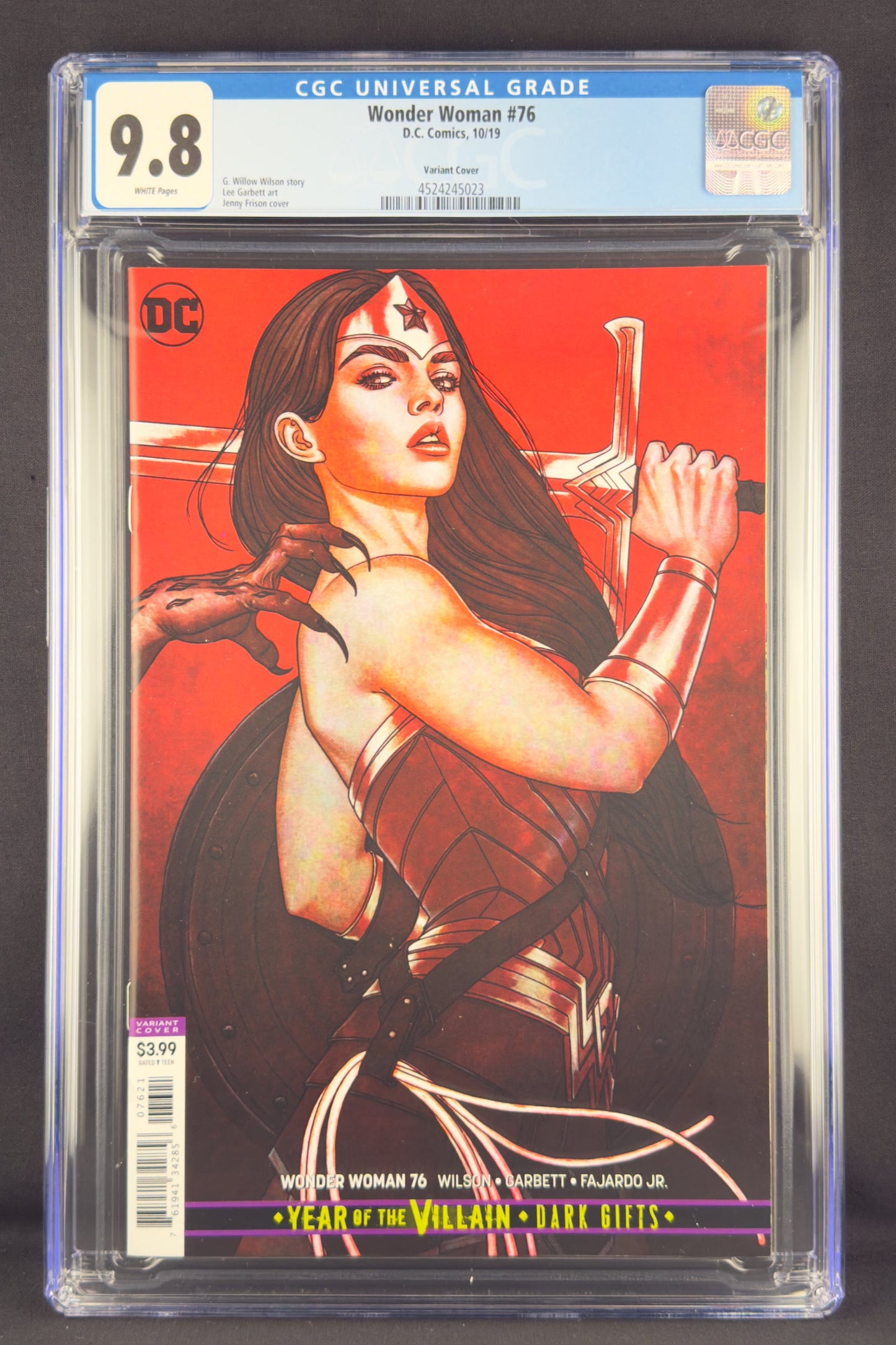 Wonder Woman #76 (2019) CGC 9.8 Jenny Frison Variant B
