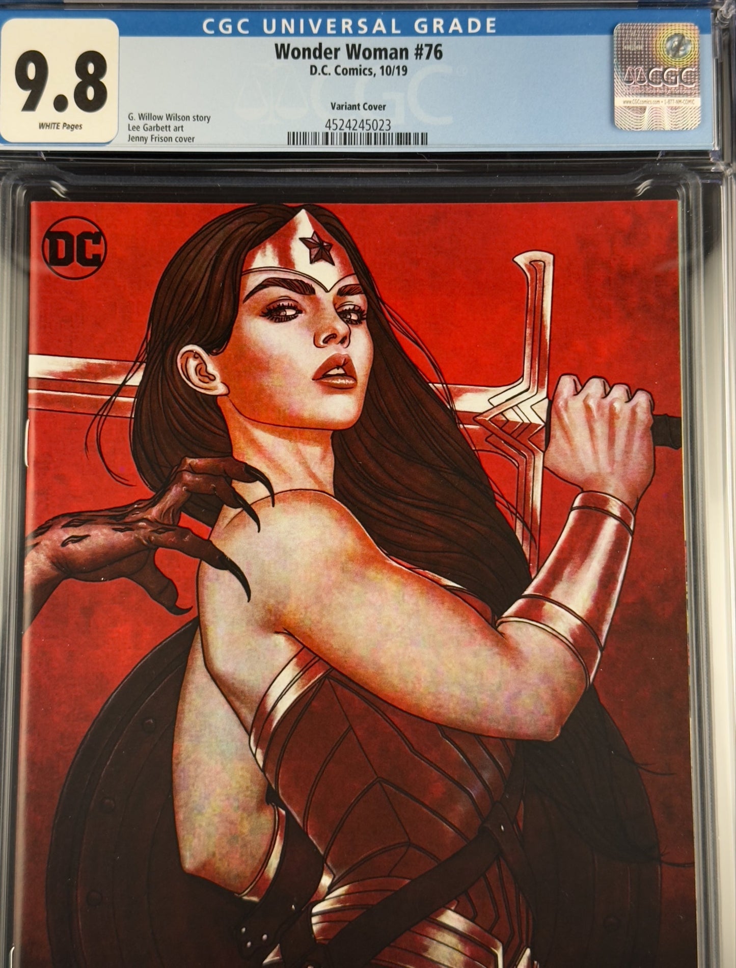 Wonder Woman #76 (2019) CGC 9.8 Jenny Frison Variant B