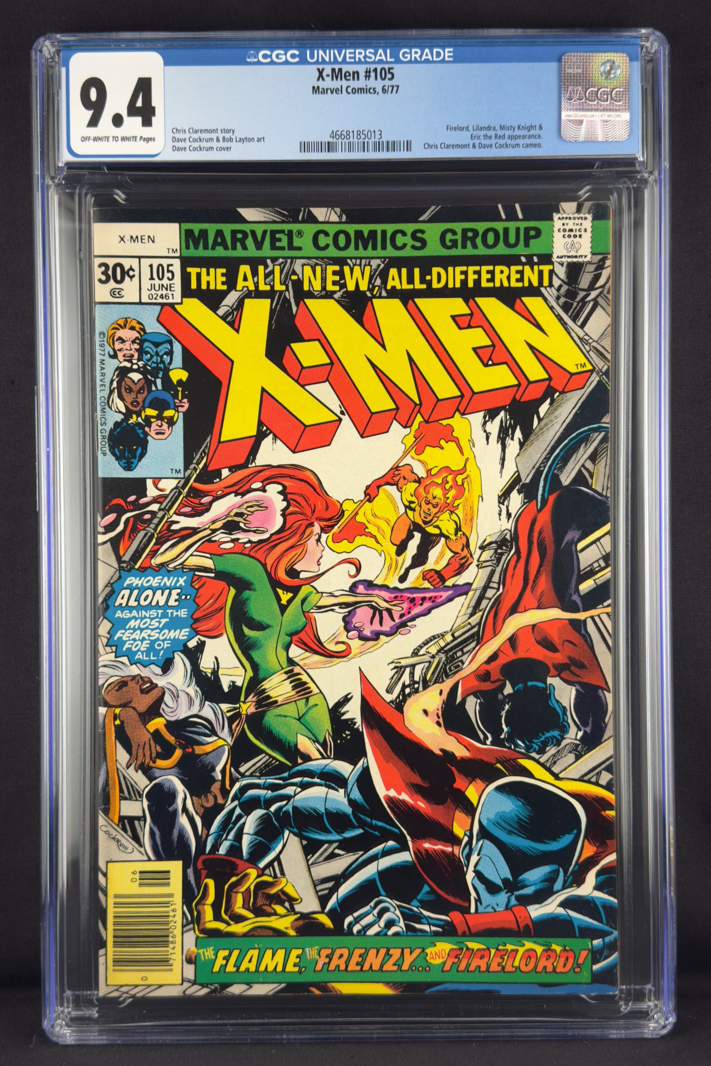 X-Men #105 (1977) CGC 9.4
