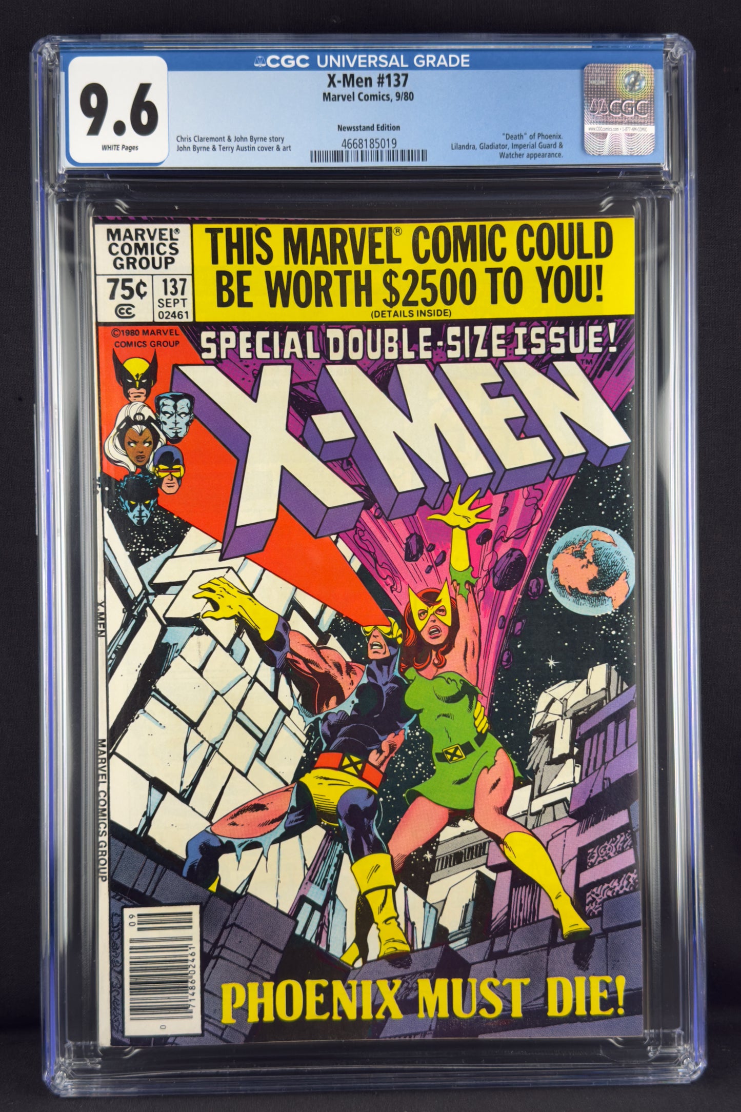 X-Men #137 (1980) CGC 9.6 - Death of Phoenix (Jean Grey).