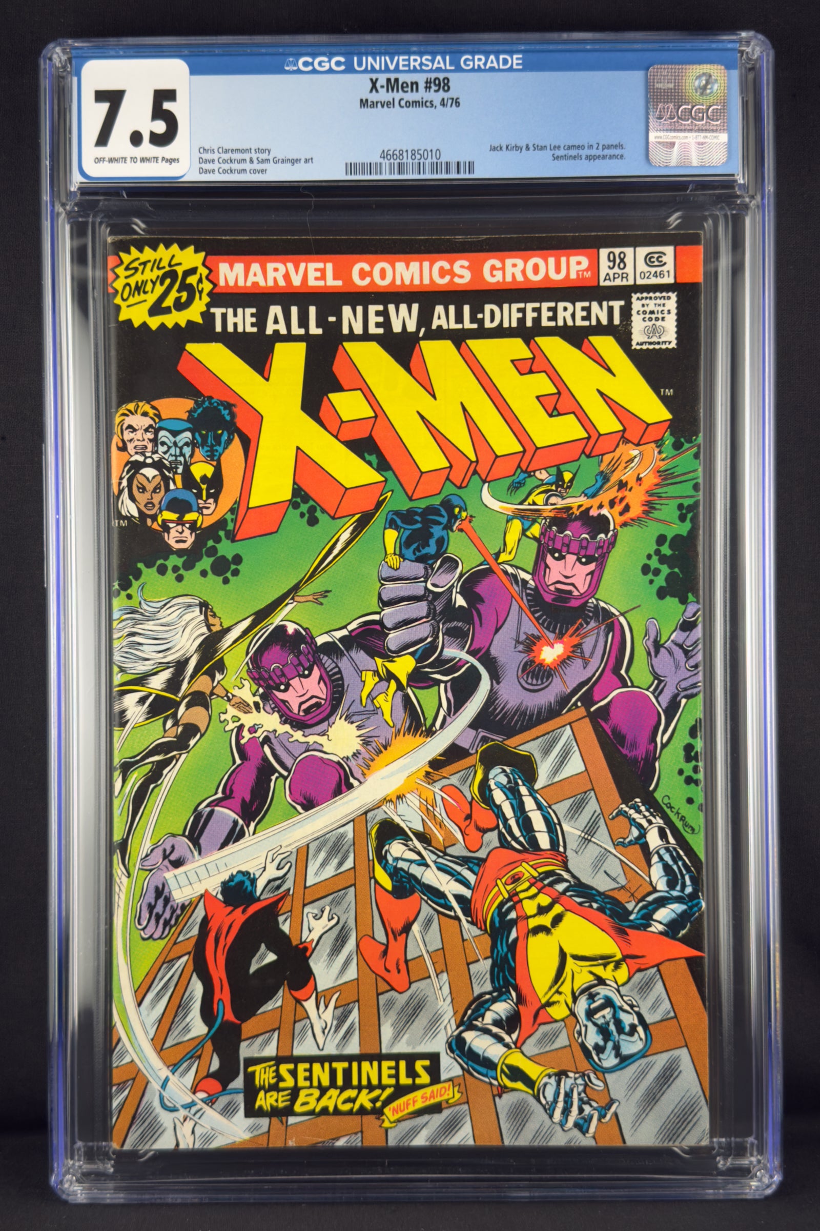 X-Men #98 (1976) CGC 7.5 - First appearance of Daytripper (Amanda Sefton).