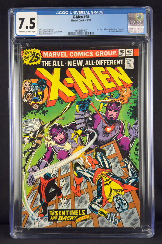 X-Men #98 (1976) CGC 7.5 - First appearance of Daytripper (Amanda Sefton).