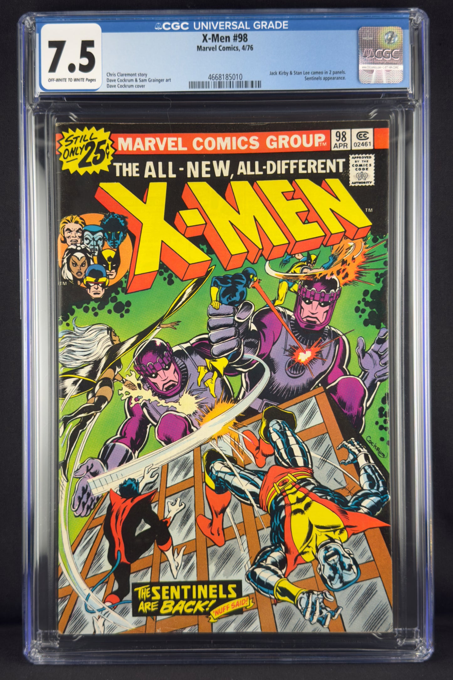 X-Men #98 (1976) CGC 7.5 - 1st app Daytripper (Amanda Sefton)