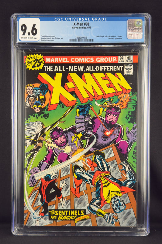 X-Men #98 (1976) CGC 9.6  Sentinels